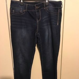 Maurices Dark Denim Skinny Jeans